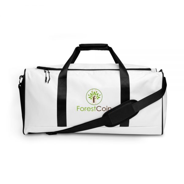 Forest Coin Duffle Bag White
