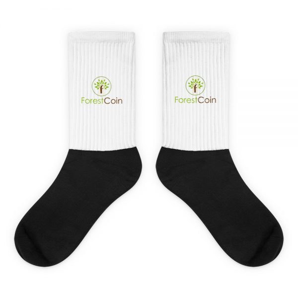 Black Foot Sublimated Socks Flat