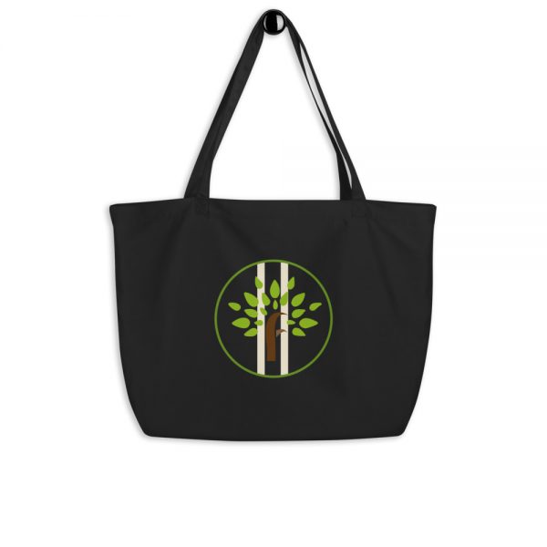 Large Eco Tote Black Front