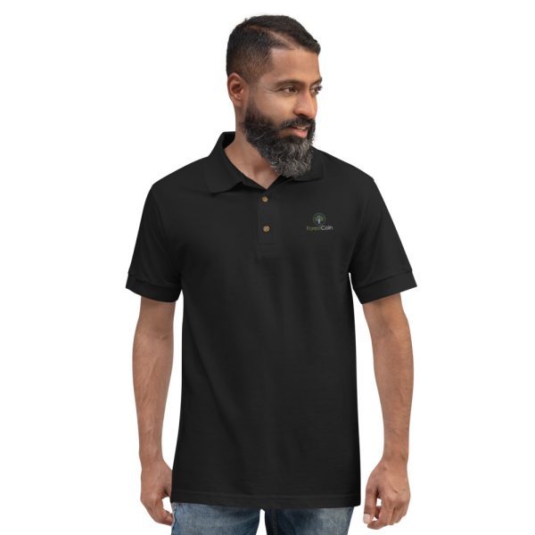 Classic Polo Shirt Black Front