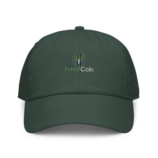 Fitted Baseball Cap Dark Green Front
